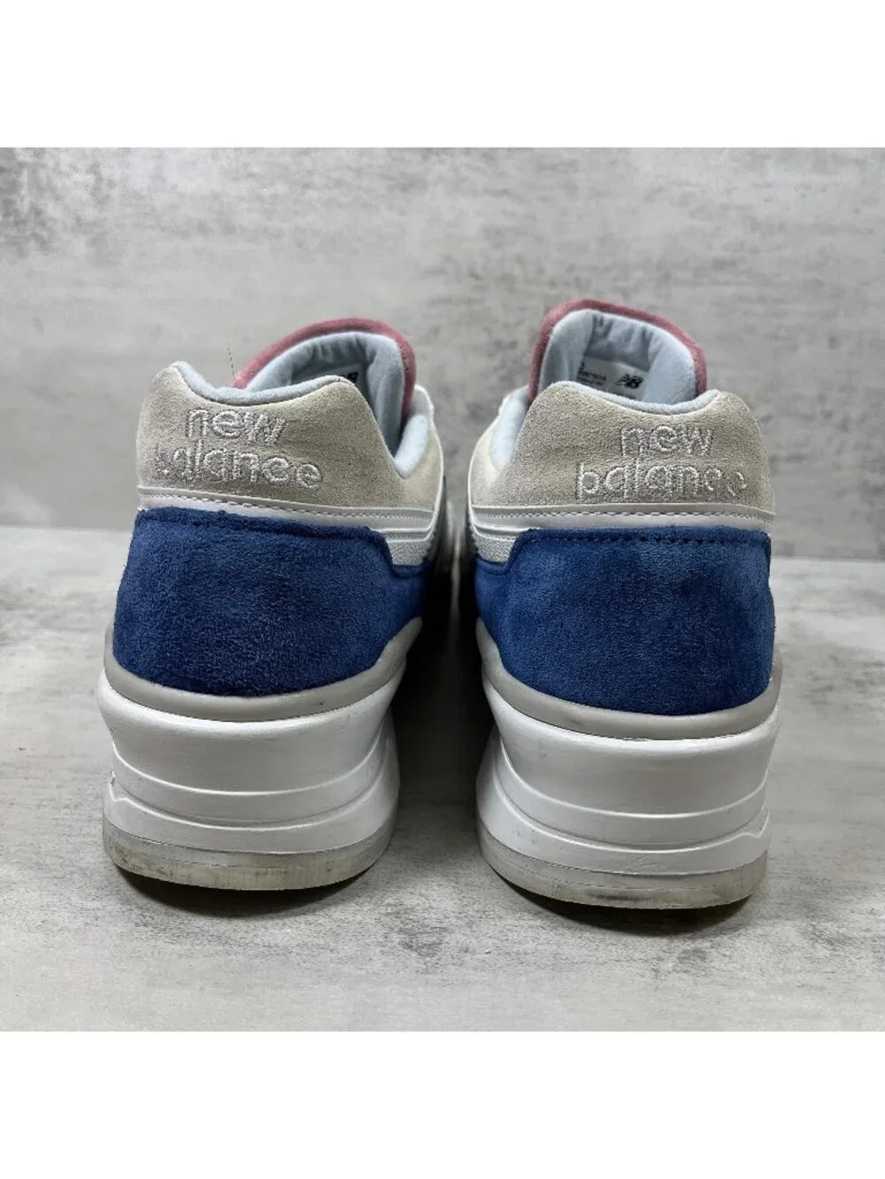 New Balance 997 USA Sneakers - Men's Size 9 - Seasonal Colors White Pastel